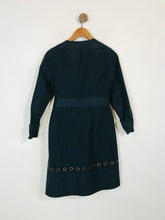 Load image into Gallery viewer, Vera Wang Women's Cotton Ribbed Overcoat Coat | US4 UK8 | Blue