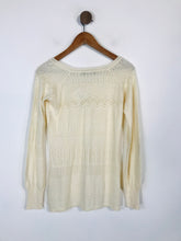 Load image into Gallery viewer, Peruvian Connection Women's Cotton Boho Jumper NWT | S UK8 | White