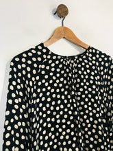 Load image into Gallery viewer, Zara Women's Polka Dot Blouse | L UK14 | Black