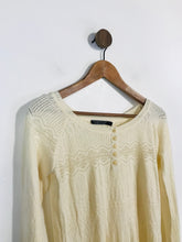 Load image into Gallery viewer, Peruvian Connection Women's Cotton Boho Jumper NWT | S UK8 | White