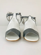 Load image into Gallery viewer, Lumberjack Women's Studded Sling Back Heels | UK7 EU40 | White