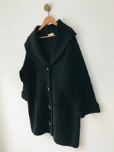 Load image into Gallery viewer, Hardy Amies Women’s Vintage Knit Jacket Overcoat | One Size | Black