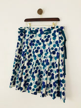 Load image into Gallery viewer, White Stuff Women's Polka Dot Pleated A-Line Skirt | UK16 | Blue
