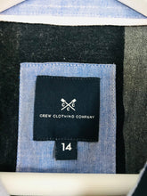 Load image into Gallery viewer, Crew Womens Check Shirt | UK 14 | Black