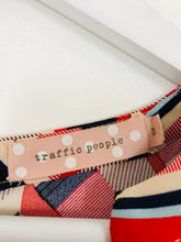 Load image into Gallery viewer, Traffic People Women’s Patterned Wide Leg Jumpsuit | UK8 | Red