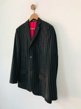 Load image into Gallery viewer, French Connection Men's Striped Blazer Jacket | 40 | Black
