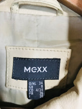 Load image into Gallery viewer, Mexx Women's Leather Bomber Jacket | UK8 | Beige