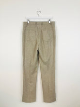 Load image into Gallery viewer, Cerruti 1881 Womens Straight Leg Trousers | UK16 W34 L32 | Light Beige
