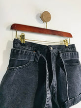Load image into Gallery viewer, Abercrombie & Fitch Women's Denim High Waist Hot Pants Shorts | 27 4 | Black