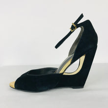 Load image into Gallery viewer, Reiss Womens Wedge Heels | EU40 UK7 | Black