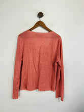 Load image into Gallery viewer, Fenn Wright Manson Women's Cotton Linen Cardigan | UK16 | Orange