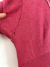 Load image into Gallery viewer, Kind Hearts Women's Vintage Style Knit Vest | M UK12 | Pink