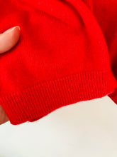 Load image into Gallery viewer, Pure Collection Women’s Cashmere Knit Cardigan | UK14 | Red