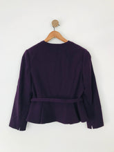 Load image into Gallery viewer, LK Bennett Women's Peplum Blazer Jacket | UK14 | Purple