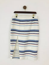 Load image into Gallery viewer, Intermix Women’s Stripe Pencil Skirt | UK14 L | Multicolour