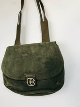 Load image into Gallery viewer, Connolly Women's Leather Suede Satchel Bag | OS | Green