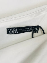 Load image into Gallery viewer, Zara Women's Ruched Mini Dress | M UK10-12 | White