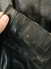 Load image into Gallery viewer, Reiss Men's Leather Double Breasted Jacket | L | Brown