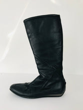 Load image into Gallery viewer, Flexa Fratelli Rosetti Women’s Leather Knee Boots | UK5 | Black