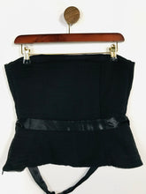 Load image into Gallery viewer, Coast Women's Silk Corset Bandeau Top | UK12 | Black