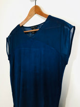 Load image into Gallery viewer, Design History Women's Sheer T-Shirt | M UK10-12 | Blue