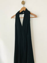 Load image into Gallery viewer, Coast Women's Pleated Halter Neck A-Line Dress | UK10 | Black