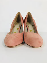 Load image into Gallery viewer, Boden Women's Suede Real Leather Heels | 38 UK5 | Pink