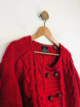Load image into Gallery viewer, Maison Scotch Women's Wool Crochet Cardigan | 3 | Red