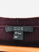 Load image into Gallery viewer, COS Women’s Oversized Wool Sweater Vest Jumper | M UK12 | Maroon