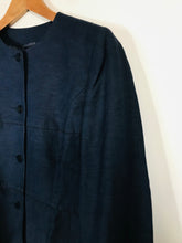 Load image into Gallery viewer, Precis Women's Linen Blazer Jacket | UK14 | Blue