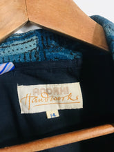 Load image into Gallery viewer, Anokhi Women's Cotton Boho Kimono Overcoat | UK14 | Blue