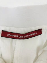 Load image into Gallery viewer, Comptoir Des Cotonniers Women’s High Waisted Linen Trousers | UK10 | White