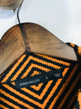 Load image into Gallery viewer, Karen Millen Women's Striped Crop Jumper | S UK8 | Orange