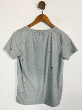 Load image into Gallery viewer, Numph Women's Embroidered T-Shirt | S UK8 | Grey