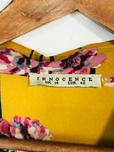 Load image into Gallery viewer, Innocence Women's Floral Shirt Dress | UK14 | Yellow