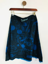 Load image into Gallery viewer, Desigual Women's Embroidered A-Line Skirt | M UK10-12 | Blue