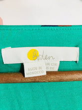 Load image into Gallery viewer, Boden Women's Leopard Print V neck Dress | UK12 | Green