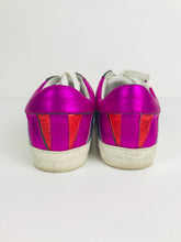 Load image into Gallery viewer, Air & Grace x DLAM Women's Leather Rainbow Trainers | EU39 UK6 | Multicoloured