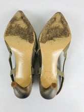 Load image into Gallery viewer, Lisa Kay Women's Sling Back Heels | EU38.5 UK5.5 | Beige