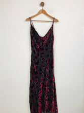 Load image into Gallery viewer, Arden B Women's Velvet Floral Sheath Dress | UK10 | Multicoloured