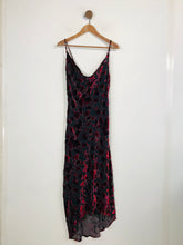 Load image into Gallery viewer, Arden B Women's Velvet Floral Sheath Dress | UK10 | Multicoloured
