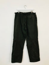Load image into Gallery viewer, Maharishi Women’s Embroidered Cargo Trousers | XXL | Green