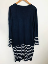 Load image into Gallery viewer, Jojo Maman Bébé Women's Striped Maternity Sheath Dress | M UK10-12 | Blue