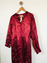 Load image into Gallery viewer, Monsoon Women's Floral Silk Blend Midi Dress | UK10 | Red