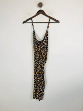 Load image into Gallery viewer, Guess Women's Leopard Print Ruched Mini Dress | S UK8 | Multicoloured