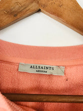 Load image into Gallery viewer, Allsaints Women's Crop Oversized Sweatshirt | M UK10-12 | Pink