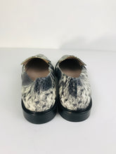 Load image into Gallery viewer, Russell & Bromley Women's Snakeskin Slip-on Loafers | 39 UK6 | Multicoloured