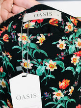 Load image into Gallery viewer, Oasis Women's Floral Ruffle A-Line Skirt NWT | UK14 | Multicoloured