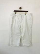 Load image into Gallery viewer, Union Blues Jeanswear Women's Cropped Straight Jeans | UK20 | White