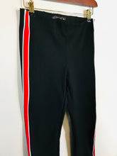 Load image into Gallery viewer, Zara Women's Striped Slim Casual Trousers | M UK10-12 | Black